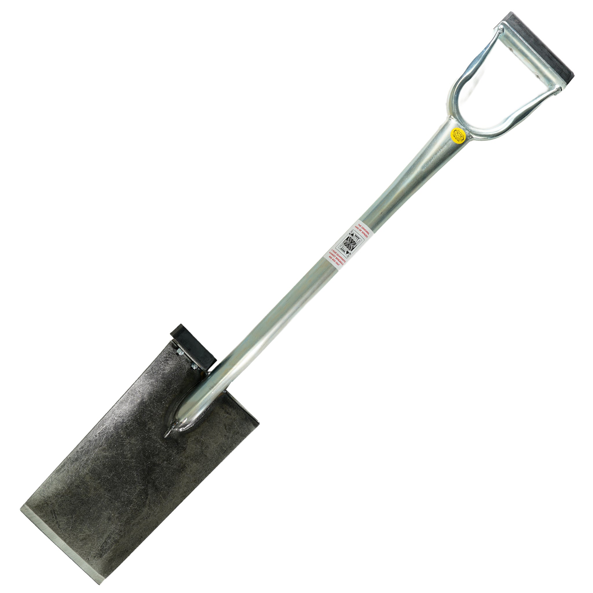 King of Spades Heavy Duty Shovel with 13 Welded Edge, Non-Slip Foot Pad & Shock Absorbing Handle - Perfect for Gardening, Landscaping and Outdoor Work
