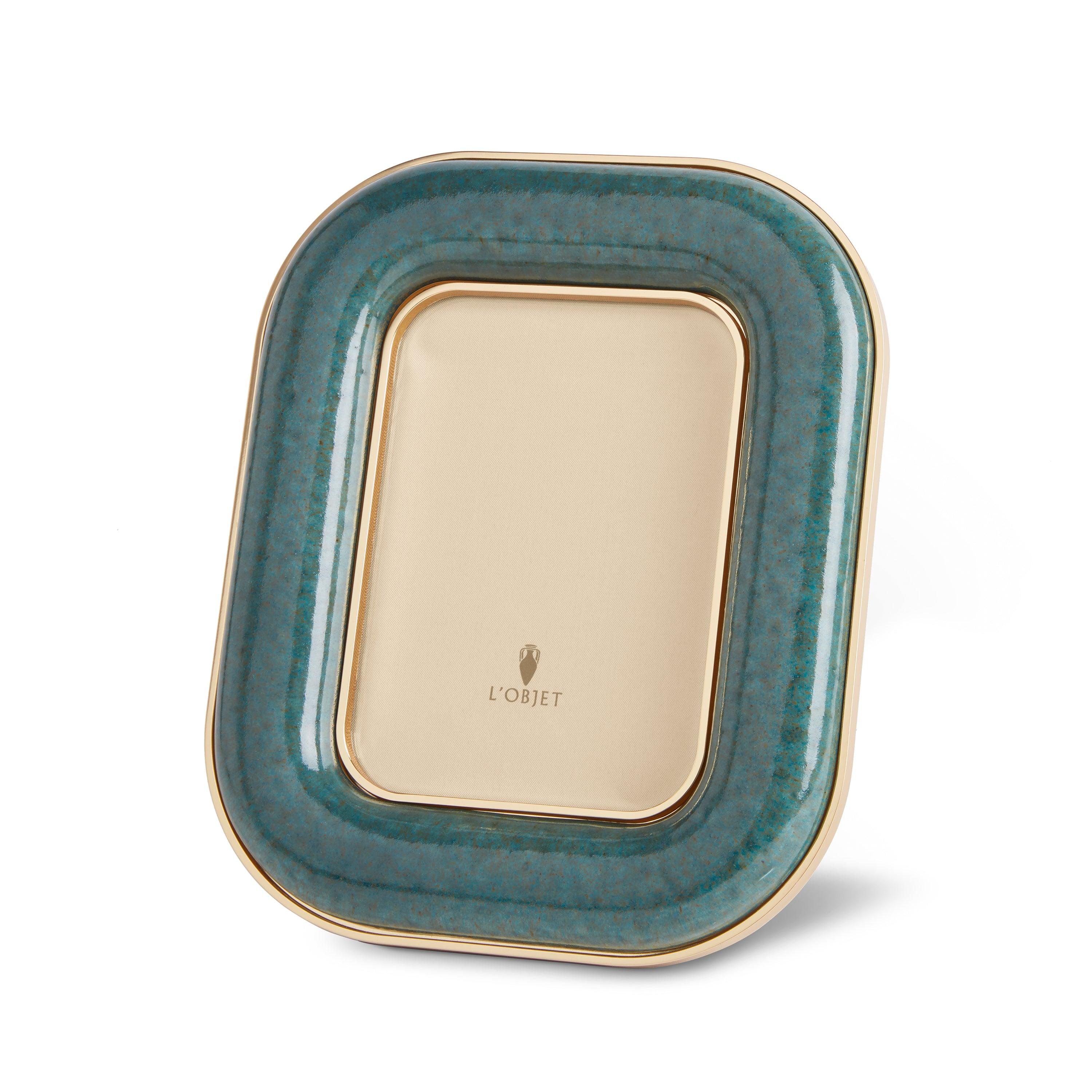 Rue Jacob Blue Picture Frame 5x7 - Perfect for Wall Decor, Tabletop Displays, and Photo Gifts