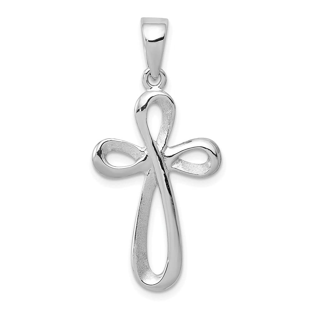 14K Yellow or White Gold Cross Pendant Necklace for Women - Elegant Religious Jewelry Gift for Baptism, Confirmation & Everyday Wear