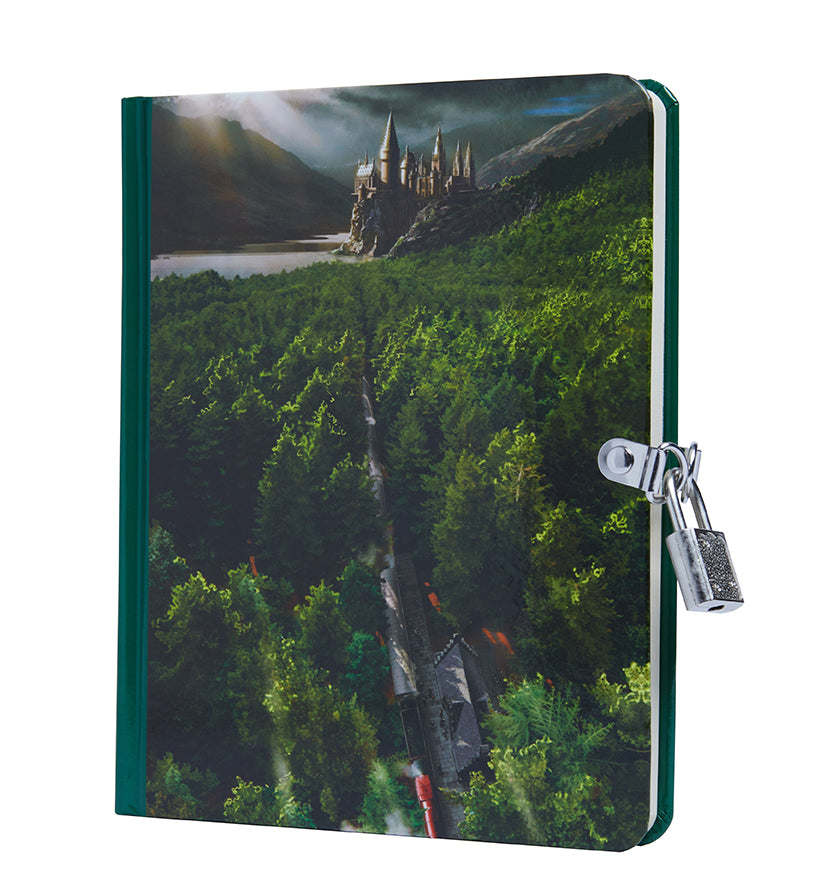 Harry Potter Hogwarts Express Lock & Key Diary - Vintage Leather Journal for Wizards & Witches - Perfect for Spells, Potions & Magical Adventures