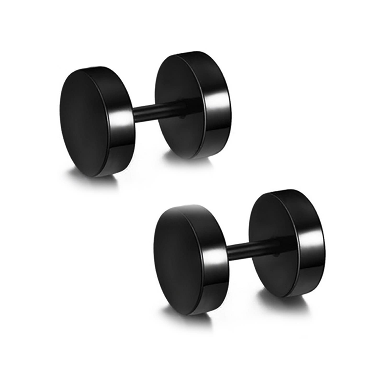 Stainless Steel Stud Earrings for Women & Men - Hypoallergenic Circle Hoop Earrings for Teens & Girls - Perfect for Everyday Wear, Gifts & Piercing Jewelry