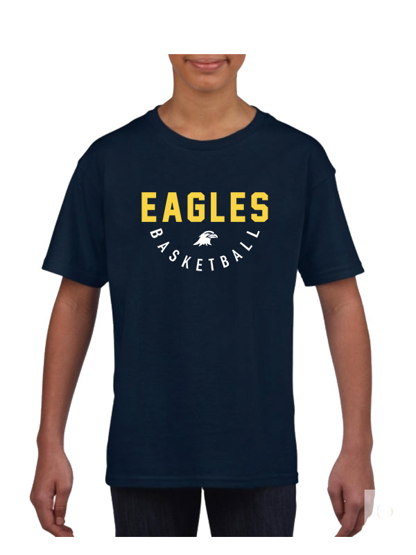 EAGLES Kids T-Shirt - Navy Blue Cotton Tee for Boys & Girls | Perfect for School, Sports & Casual Wear