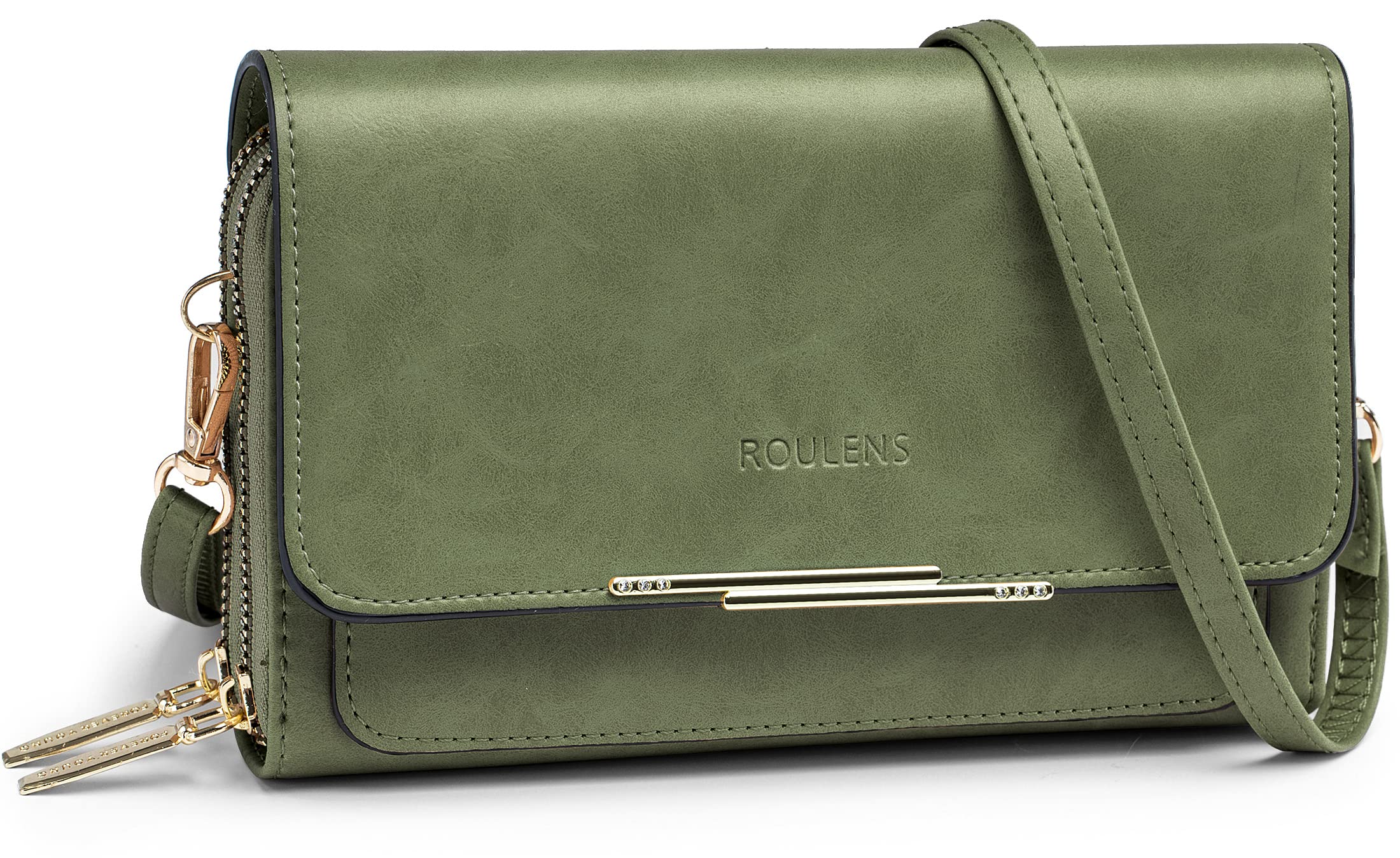 Roulens Small Crossbody Bag for Women - Stylish Phone Purse with Credit Card Slots & RFID Protection | Perfect for Travel, Shopping & Everyday Use
