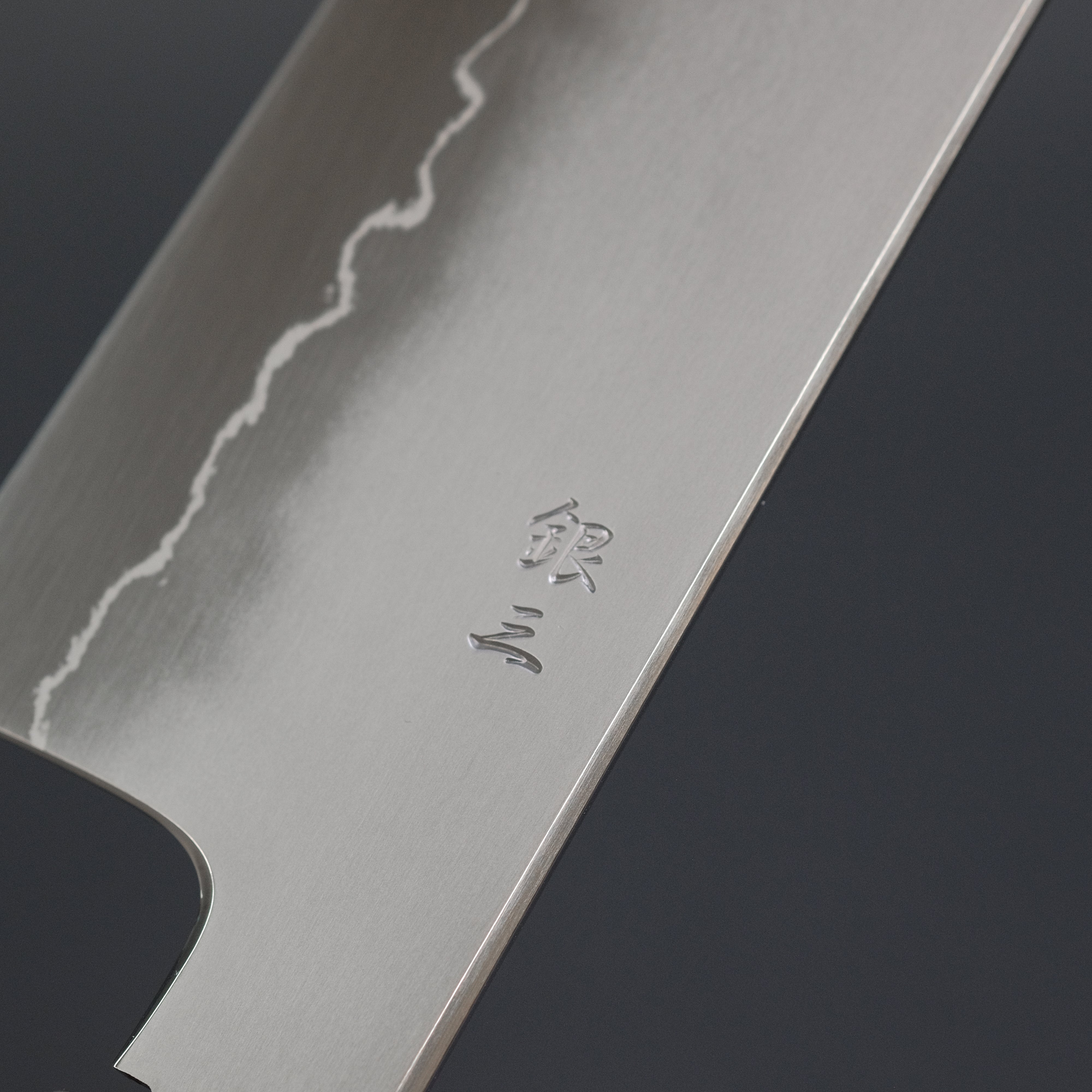 Premium Tetsujin Silver #3 Kasumi Kiritsuke Gyuto 210mm Japanese Chef Knife with Yakusugi Cedar Handle - Perfect for Sushi, Sashimi & Precision Vegetable Cutting