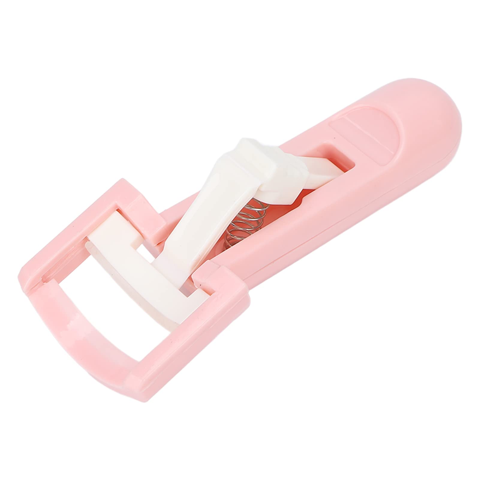 Portable Pink Eyelash Curler - Long Lasting Handheld Eyelash Curling Tool for Natural Lashes | Perfect for Travel, Home & Professional Makeup Use