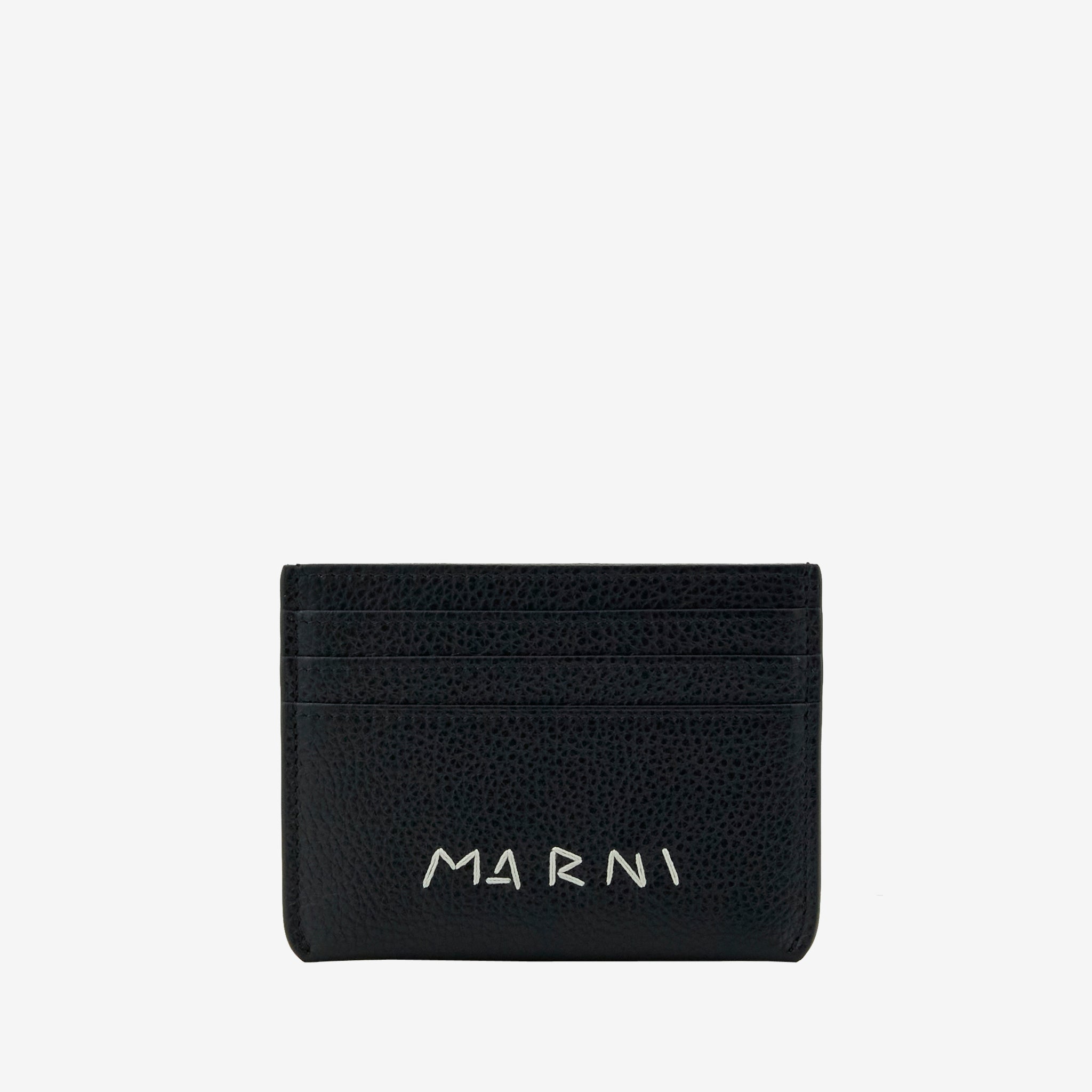 Marni Mending Cardholder Black - Slim RFID Blocking Wallet for Credit Cards & Cash - Perfect for Travel, Business, and Everyday Use