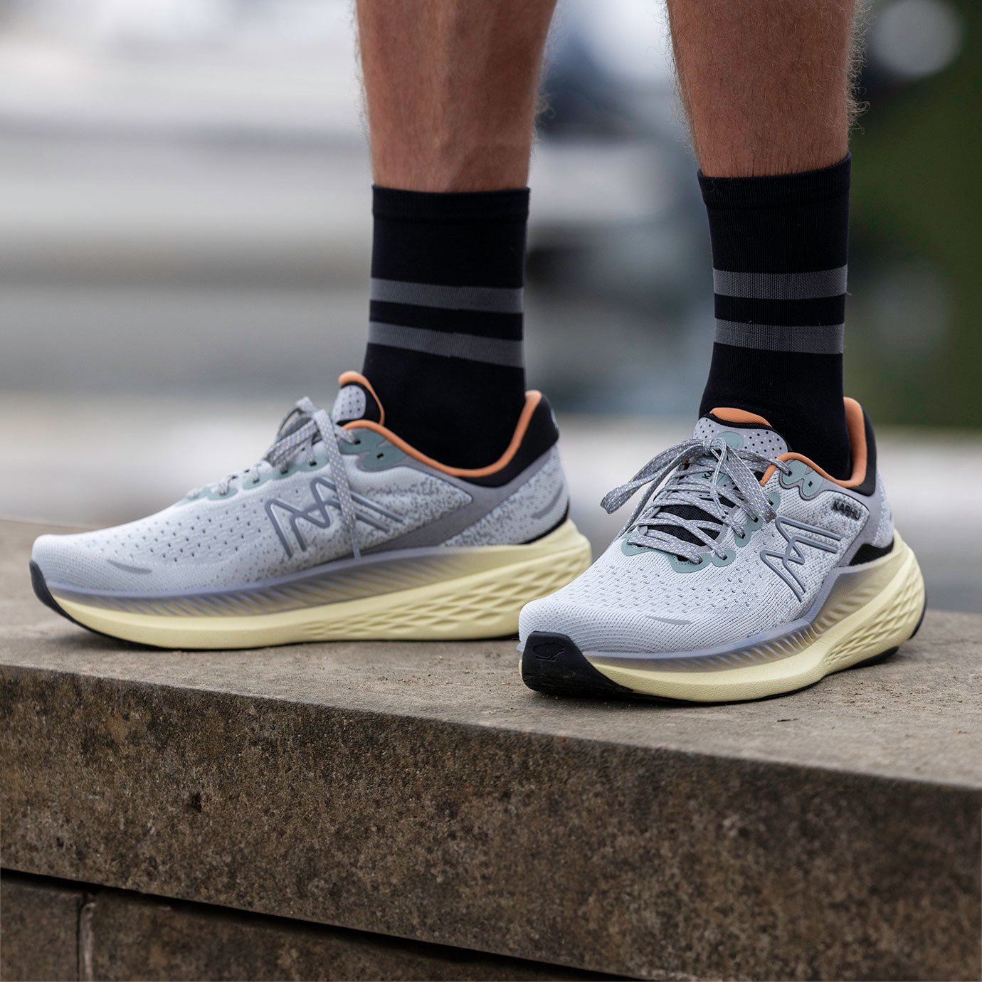 Mestari Run 1.5 Hivo Men's Running Shoes - Lunar Rock/Butterrum Color - Lightweight Cushioned Sneakers for Jogging, Gym Workouts & Daily Wear