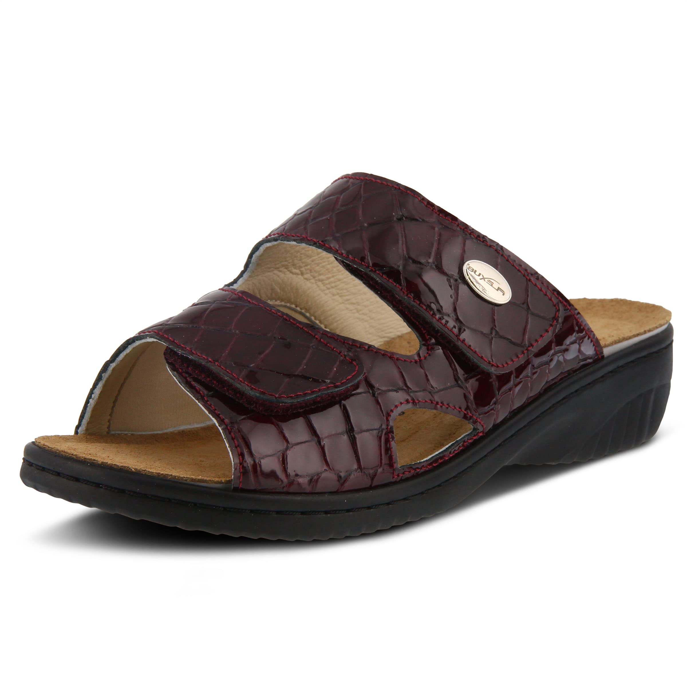 Flexus by Spring Step Women's Almeria Comfortable Slide Sandals - Perfect for Beach, Pool, and Summer Casual Wear