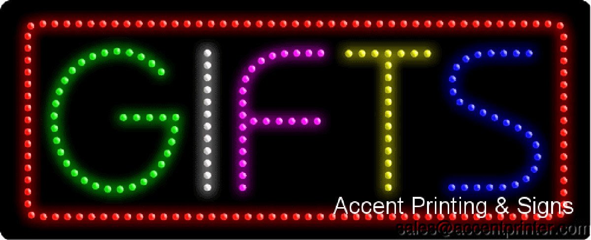 Flashing Animated LED Sign - Energy Efficient & High Impact Light Up Gift for Home, Bar, Party, and Wedding Decorations