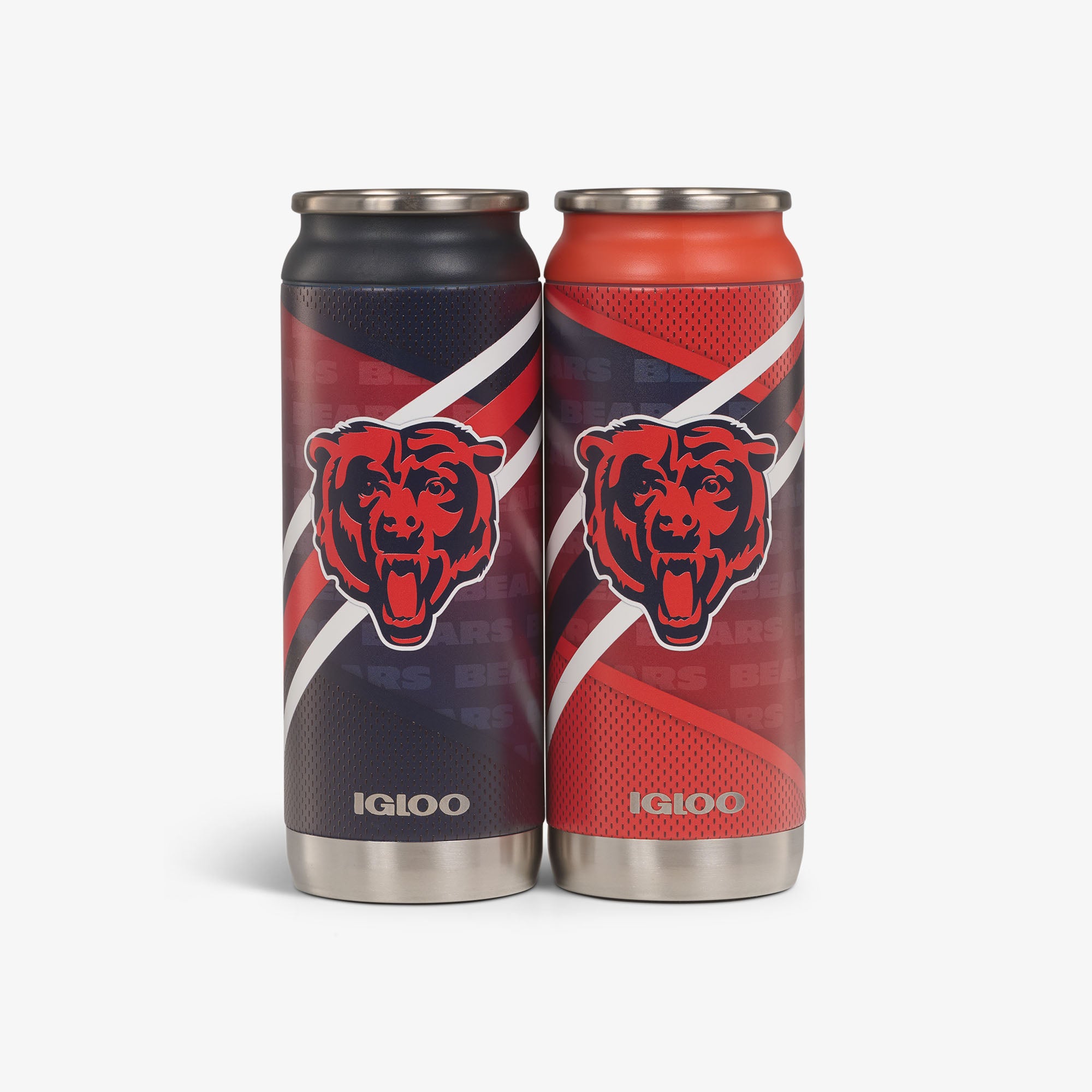 Chicago Bears Official NFL 16oz Beer Can 2-Pack - Home & Away Game Day Essentials for Tailgating & Sports Parties