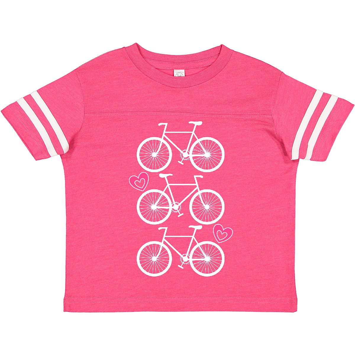 Inktastic Biking Gifts for Toddlers - Cute Bicycle Silhouette Graphic Tee for Boys & Girls - Perfect for Cycling Enthusiasts & Outdoor Play