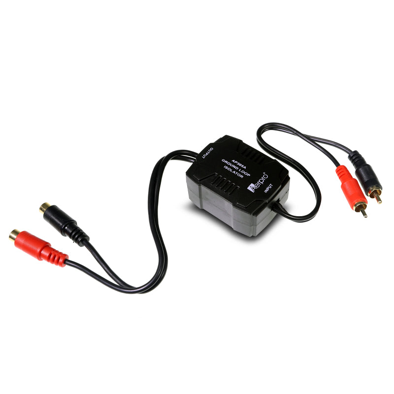 Aerpro AP305A 2 Channel Ground Loop Isolator - Eliminate Car Audio Noise for Clear Sound | Perfect for Car Stereo Systems & Home Audio Setups