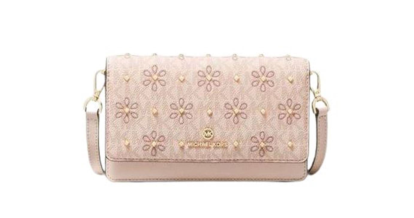 Michael Kors Jet Set Small Logo Smartphone Crossbody Bag - Convertible Shoulder Purse for Women | Perfect for Work, Travel & Everyday Use