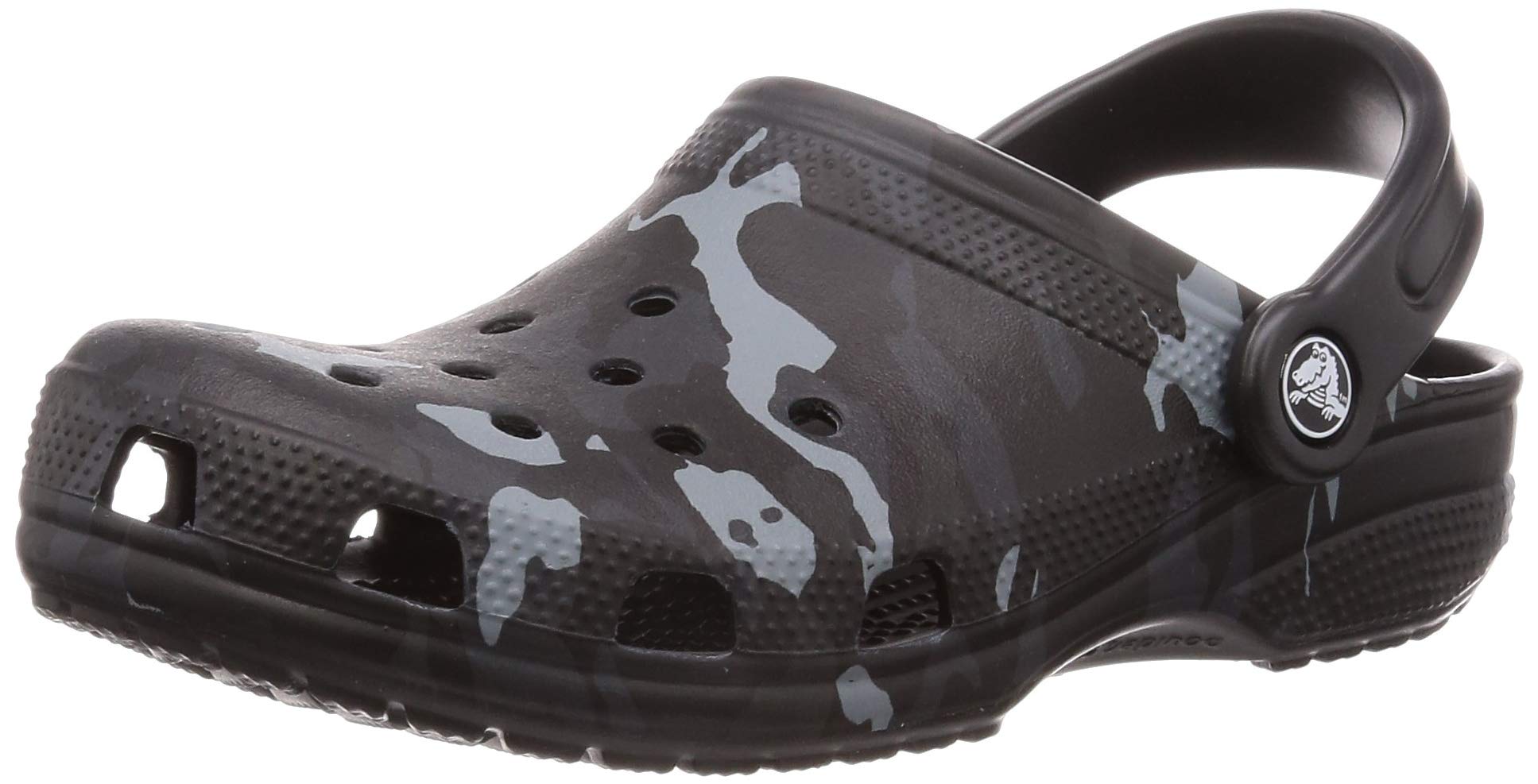 Crocs Unisex-Adult Classic Camo Clogs - Comfortable Slip-On Water Shoes for Men & Women - Perfect for Beach, Pool, Garden & Indoor Use