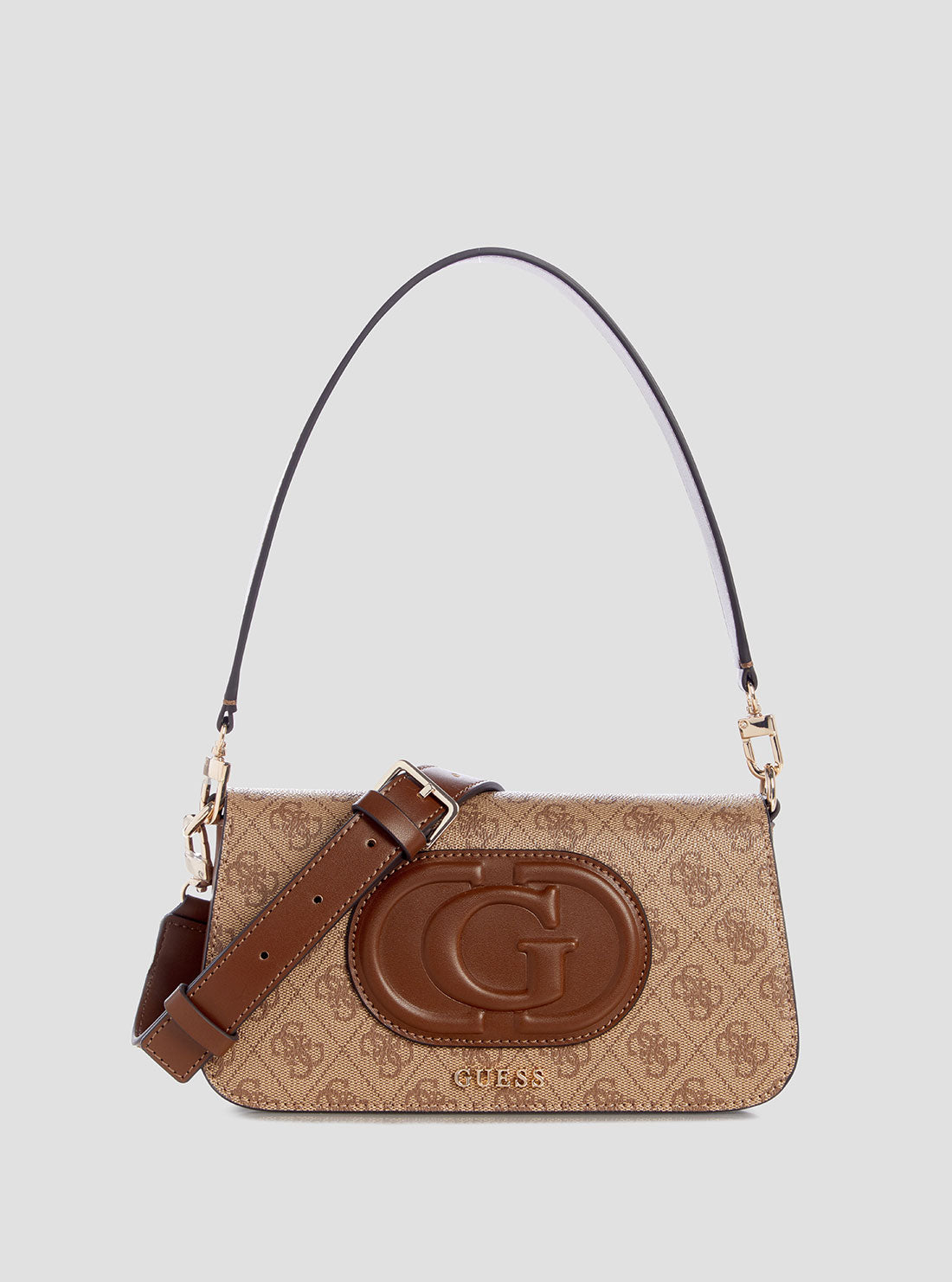 Eco-Friendly Brown Leather Mietta Shoulder Bag for Women - Stylish Crossbody Purse for Work, Travel & Everyday Use