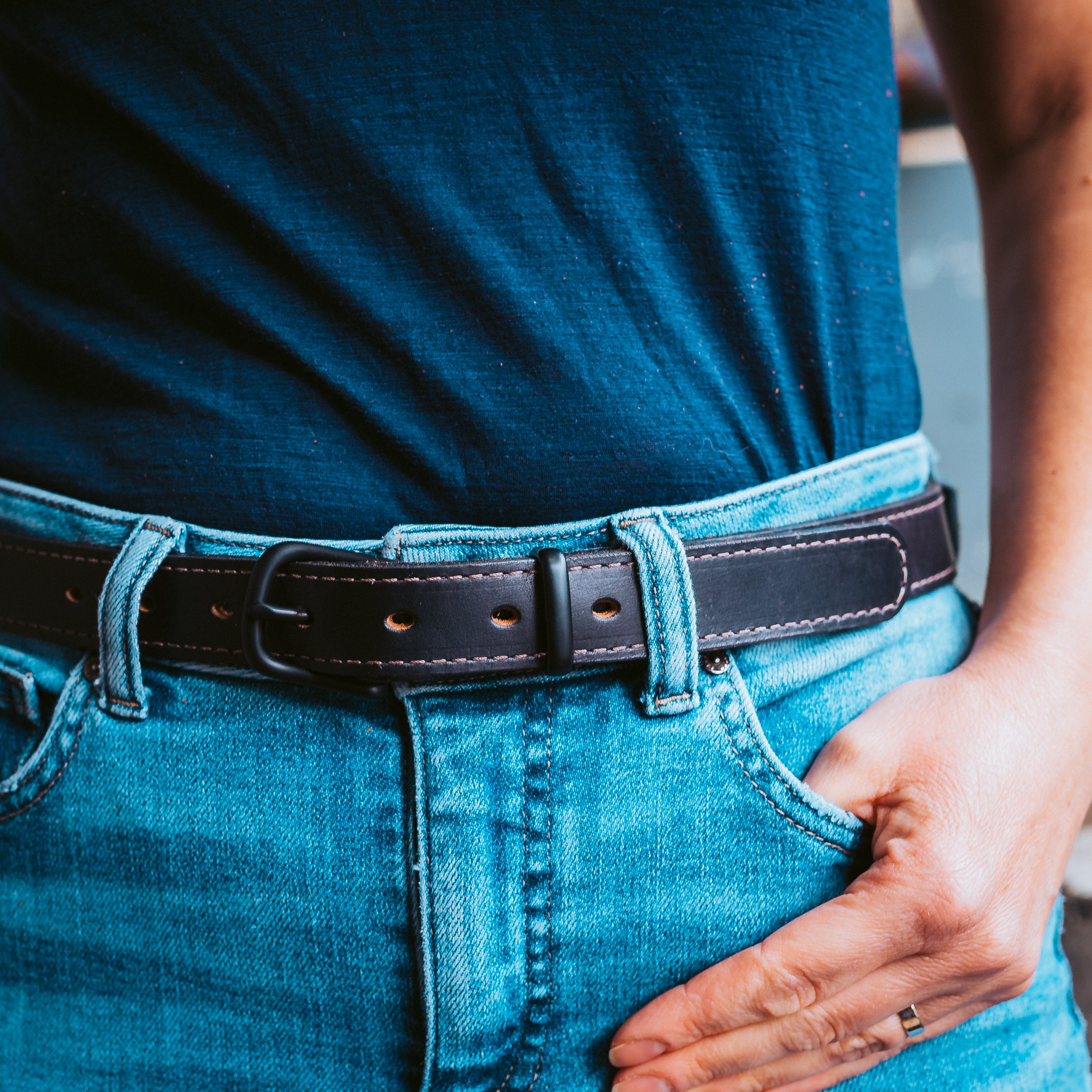 Premium Leather Vanguard Belt for Men | Genuine Leather Dress & Casual Belt | Perfect for Office, Wedding & Everyday Wear