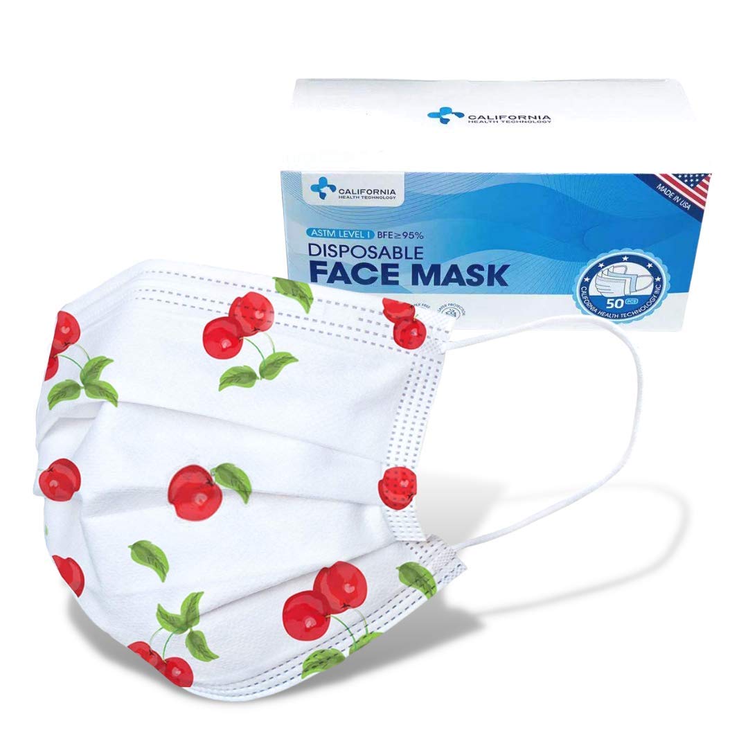 CHTUS 3-Ply Disposable Face Masks 50-Pack - Breathable & Comfortable for Daily Use