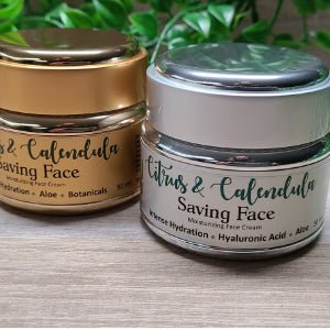 Calendula & Citrus Face Cream - Hydrating & Soothing Moisturizer for Dry & Sensitive Skin | Perfect for Daily Skincare & Nighttime Routine