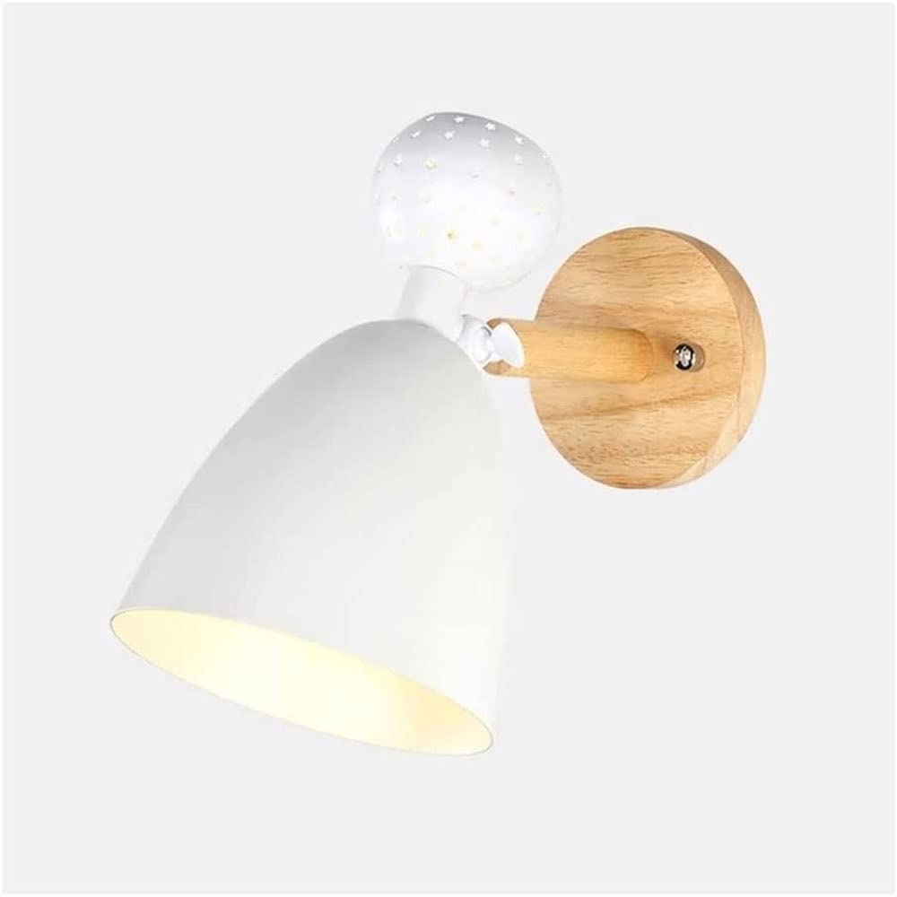 Nordic Rotatable LED Wall Sconce - Adjustable Reading Light for Bedroom & Living Room | Modern White Wall Lamp for Cozy Home Lighting | Perfect for Night Reading and Ambient Decor