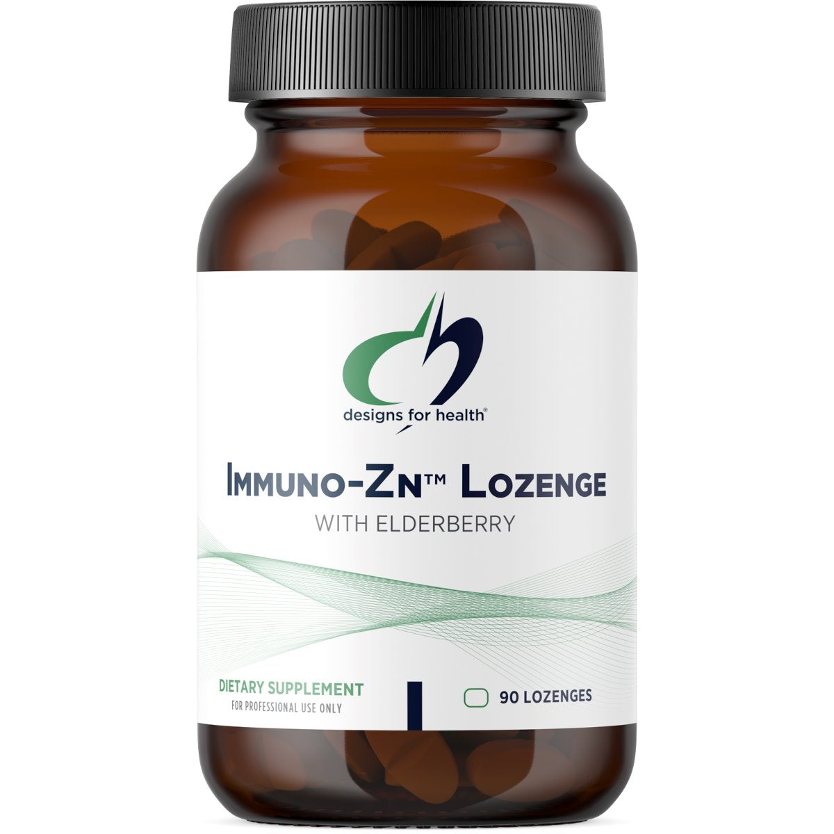 Designs For Health Immuno Zn™ Zinc Lozenges for Immune Support - Soothe Throat & Boost Immunity During Cold & Flu Season