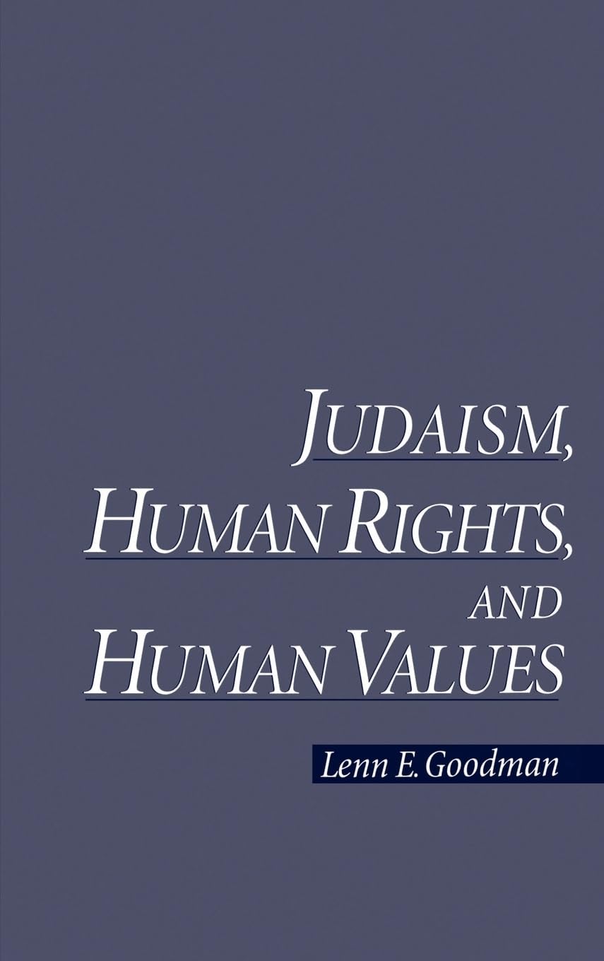Judaism, Human Rights & Human Values - Exploring Jewish Ethics in Modern Society | Religious Studies & Interfaith Dialogue Books