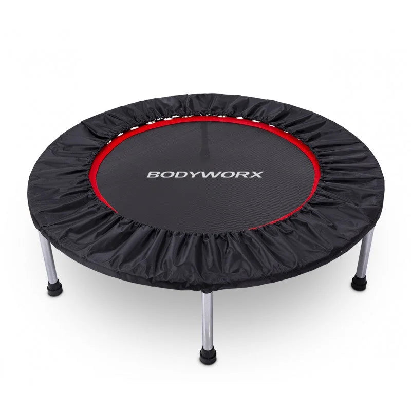 Bodyworx 40-Inch Mini Trampoline for Adults & Kids - Rebounder Exercise Equipment for Home Fitness, Weight Loss & Cardio Workouts - Perfect for Indoor Gym, Yoga & Family Fun Activities