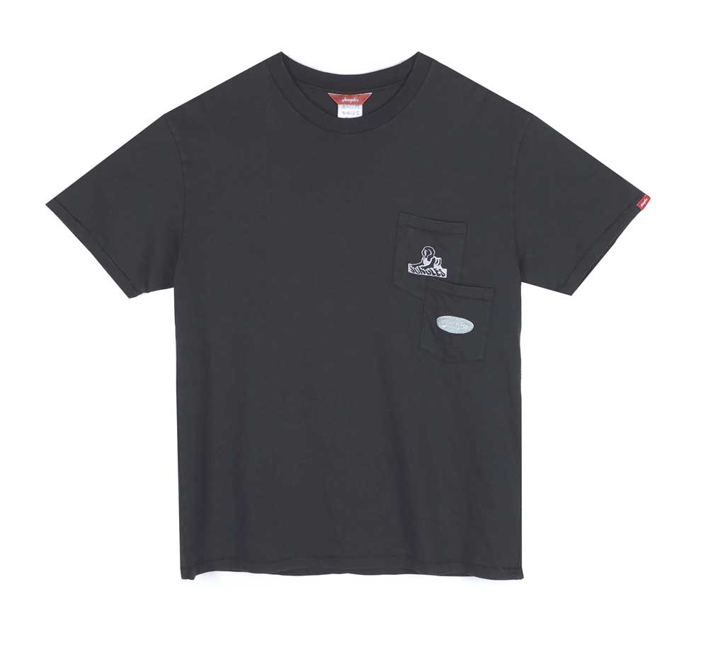 Double Pocket Sphynx Logo Short Sleeve T-Shirt - Casual Streetwear for Men & Women - Perfect for Everyday Wear, Outings, and Graphic Tee Lovers