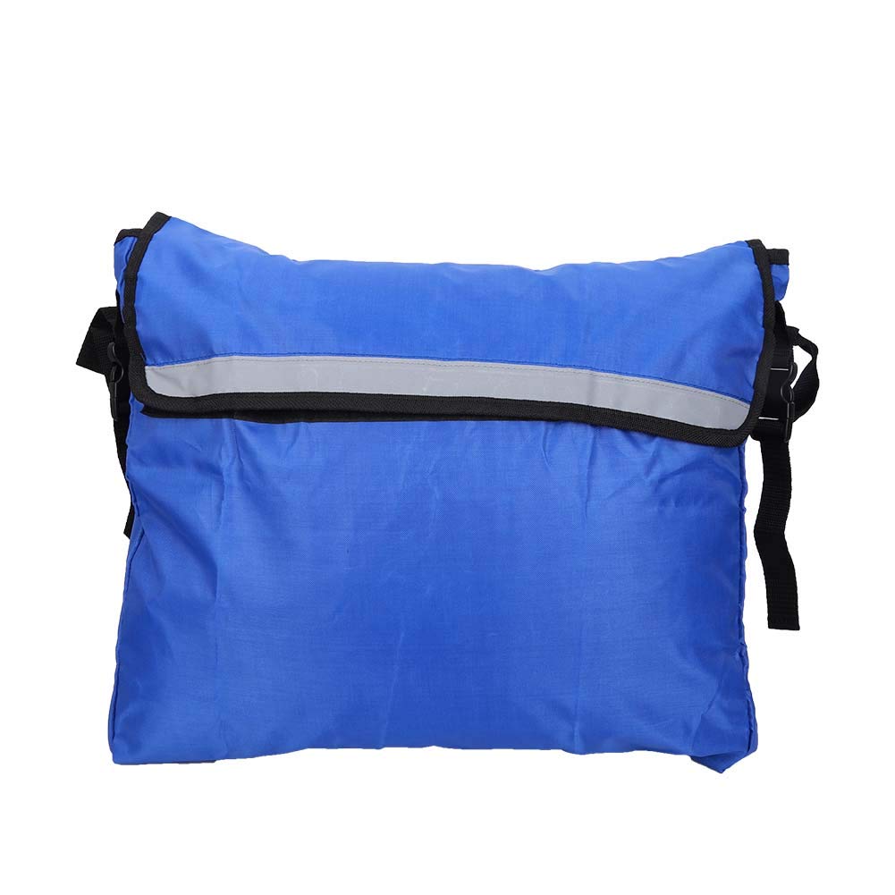 OhhGo Wheelchair Carry Bag with Arm Rest Pouch - Durable Organizer for Seniors & Adults (Blue) - Perfect for Daily Essentials, Travel & Medical Supplies Storage
