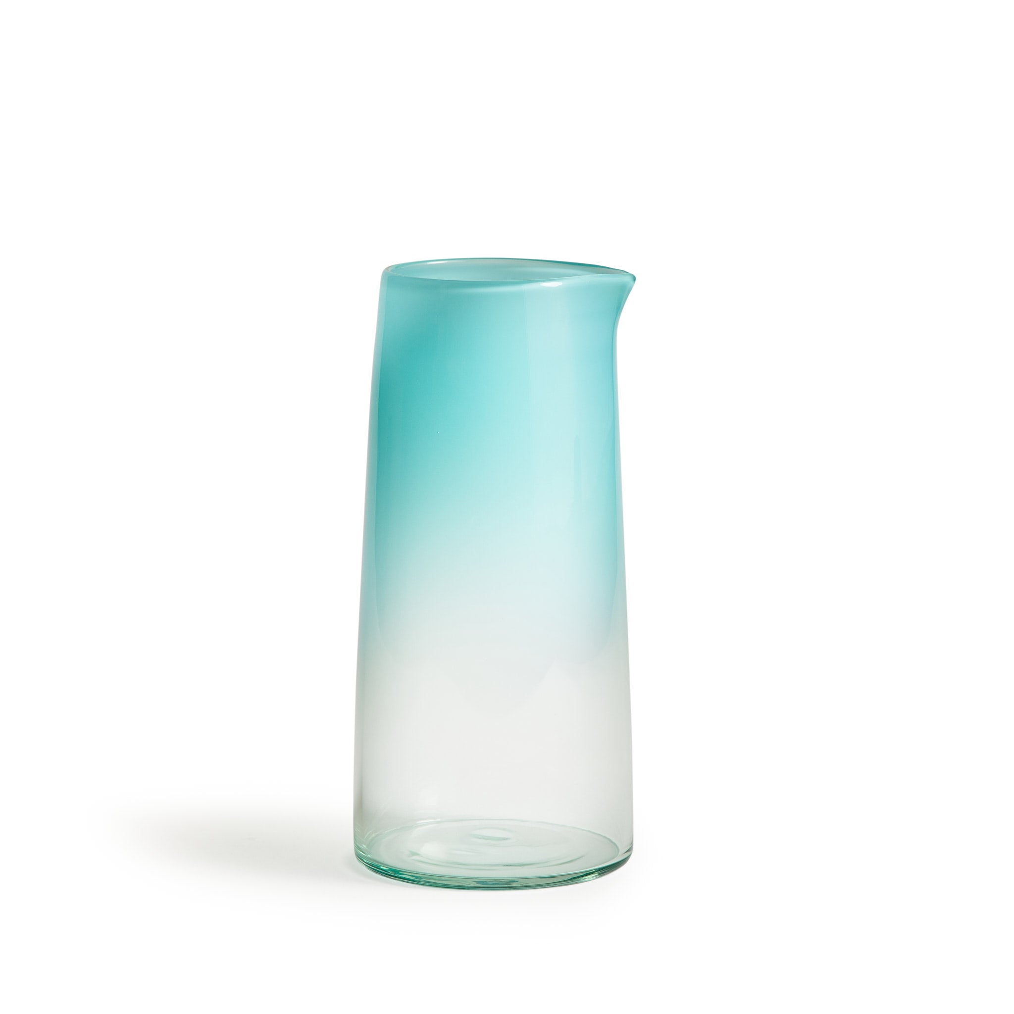 Premium Blue Glass Pitcher - Elegant & Durable Water Pitcher for Iced Tea, Lemonade & Cold Drinks - Perfect for Parties, BBQs & Home Entertaining