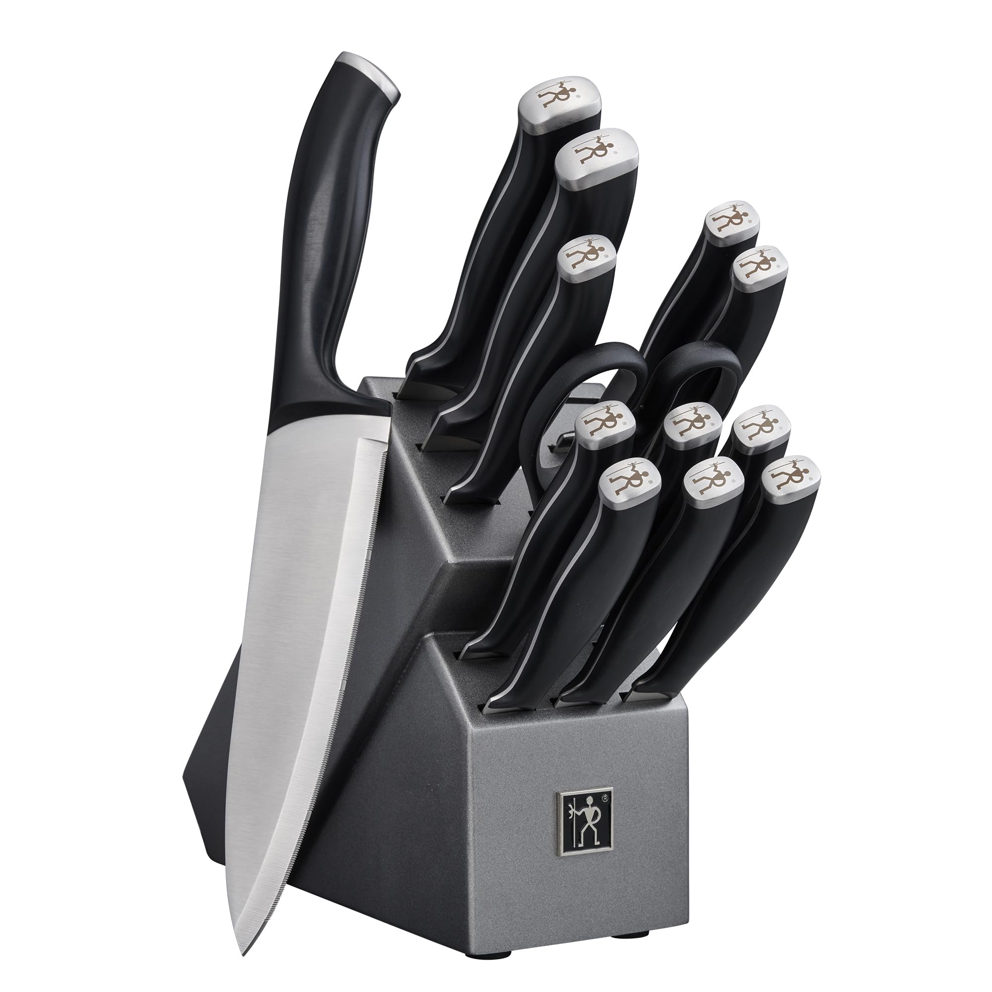 Henckels Assure 14-Piece Knife Block Set with Sharp Knives - Premium Kitchen Cutlery for Cooking, Slicing & Dicing - Perfect for Home Chefs & Professional Kitchens