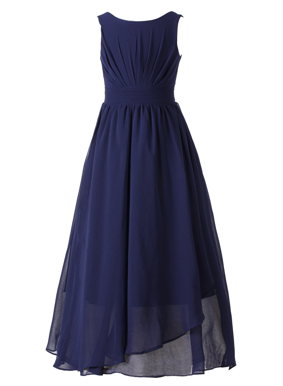 Happy Rose 7-16 Chiffon Girls Junior Bridesmaid Dress - Elegant Flower Girl Dress for Weddings, Parties & Special Occasions