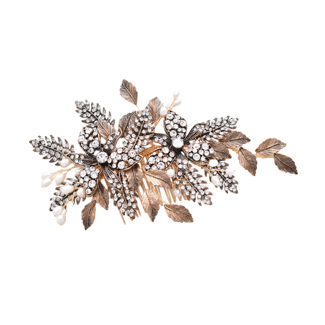 Lurrose Pearl Bridal Hair Comb - Elegant Wedding Headpiece for Bride, Hair Accessories with Pearls, Hair Clip & Hairpin for Wedding Dresses | Perfect for Bridal Shower, Ceremony & Reception