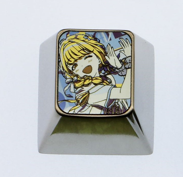 1U & 1.25U Titanium Alloy Keycaps - Premium Metal Custom Keycaps for Mechanical Keyboards (Gaming, Typing, Keyboard Decoration)