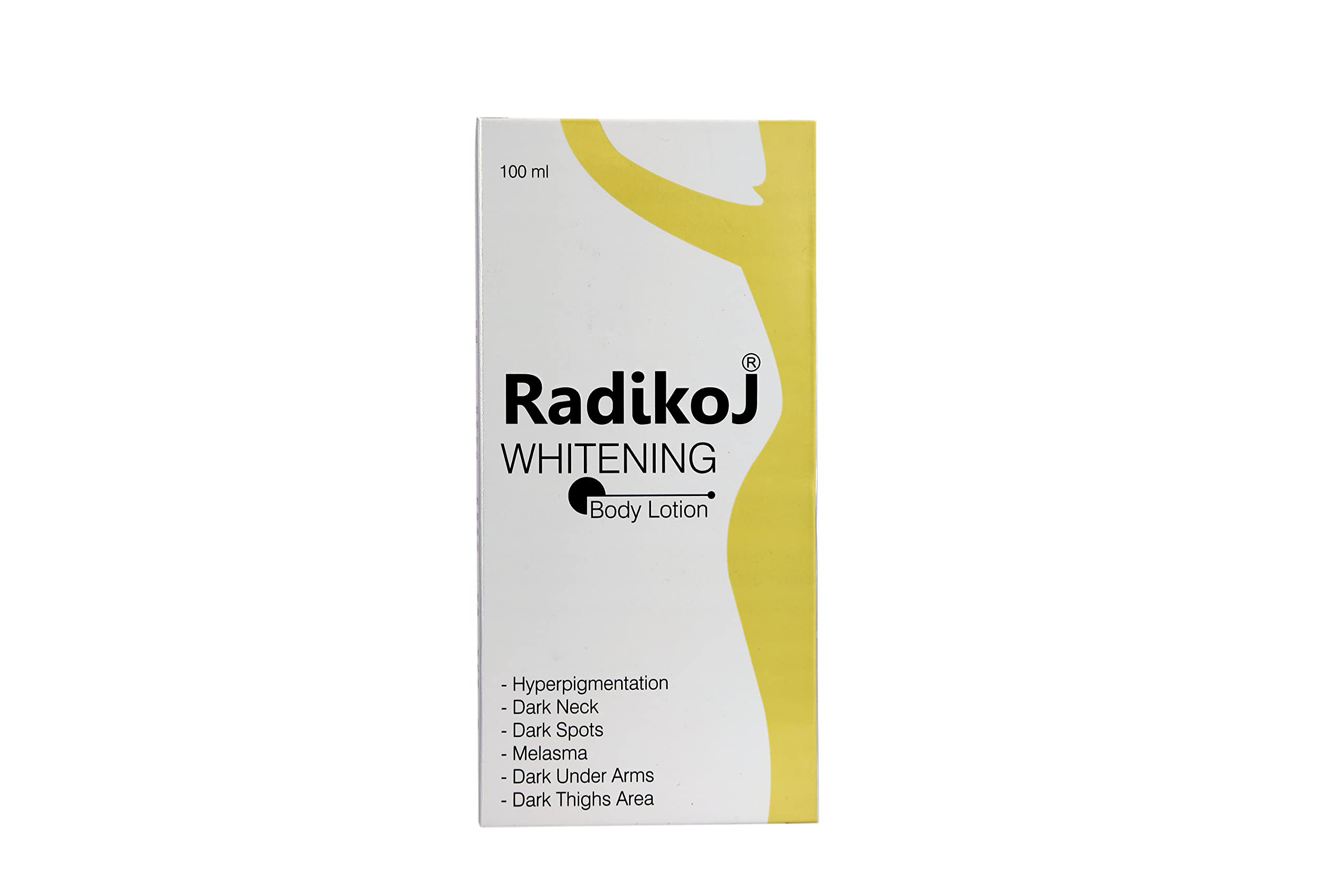 RADIKOJ EVENTONING Body Lotion 100ml - Hydrating & Brightening Moisturizer for Dry Skin - Perfect for Daily Use & Nighttime Skincare Routine