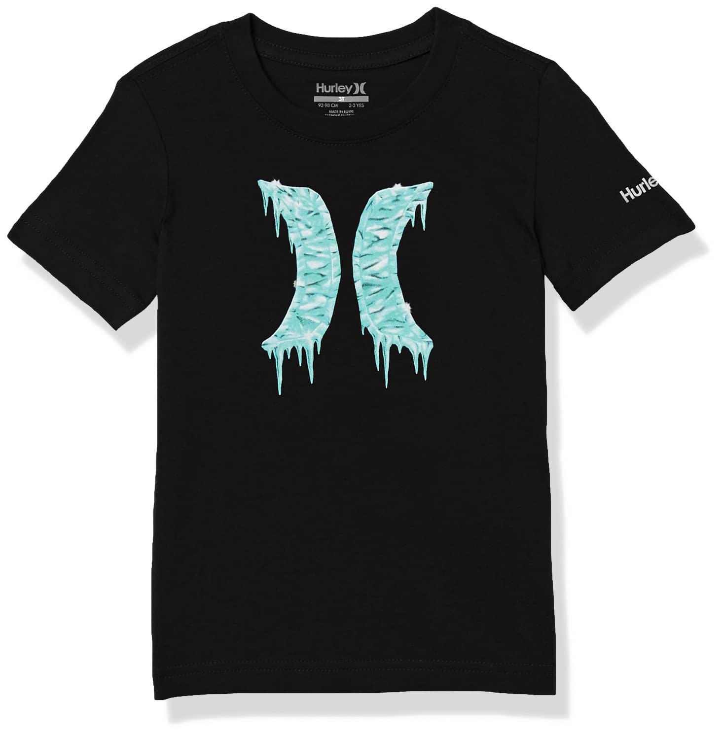 Hurley Boys' Icon Graphic T-Shirt - Cool Cotton Tee for Kids & Teens - Perfect for School, Sports & Casual Wear