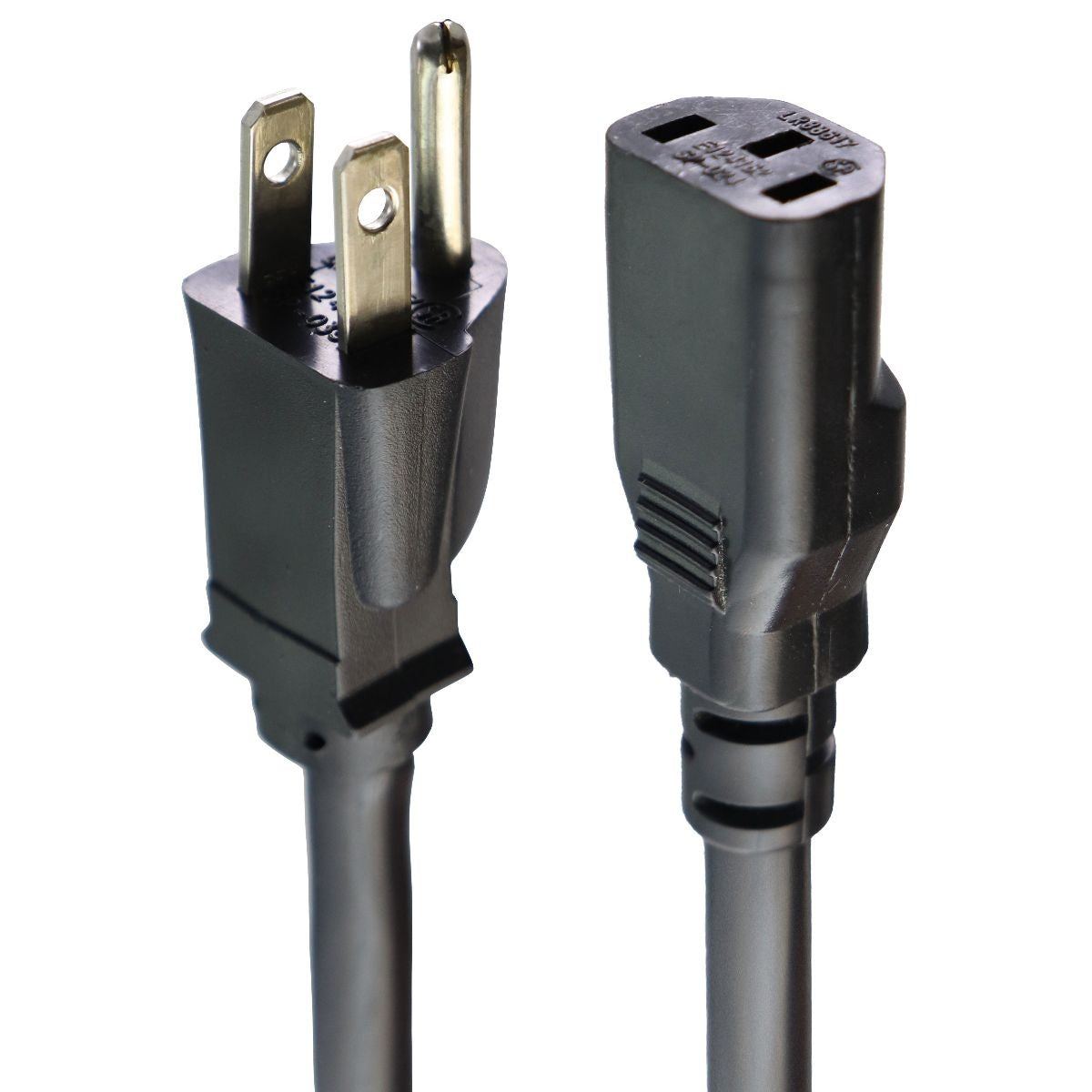8.5 Foot Heavy Duty Power Supply Cord - 14AWG/3C Black (E124162 / SP 024/35 / LR88617) - Perfect for Electronics, Appliances, and Office Equipment