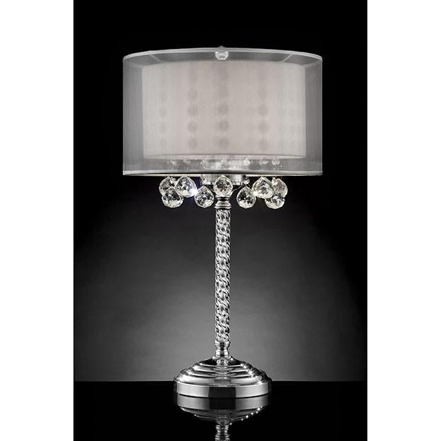 30H Modern Crystal Table Lamp - Elegant Hanging Pendant Light for Living Room, Bedroom & Dining Room Decor