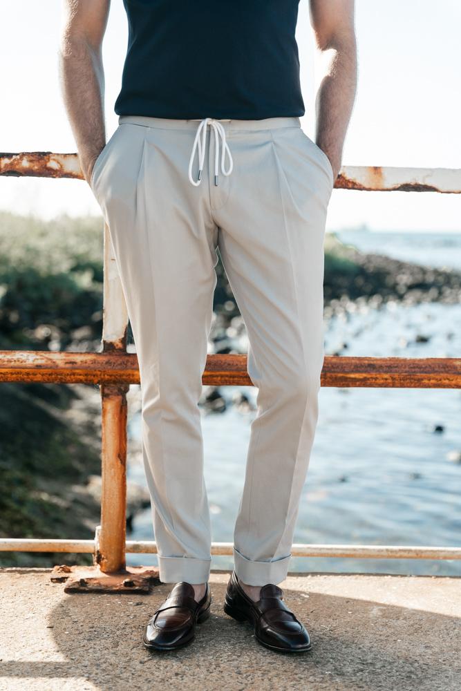 Bailey Trouser - Light Grey Women's Casual Pants | Comfortable & Stylish for Work, Travel & Everyday Wear