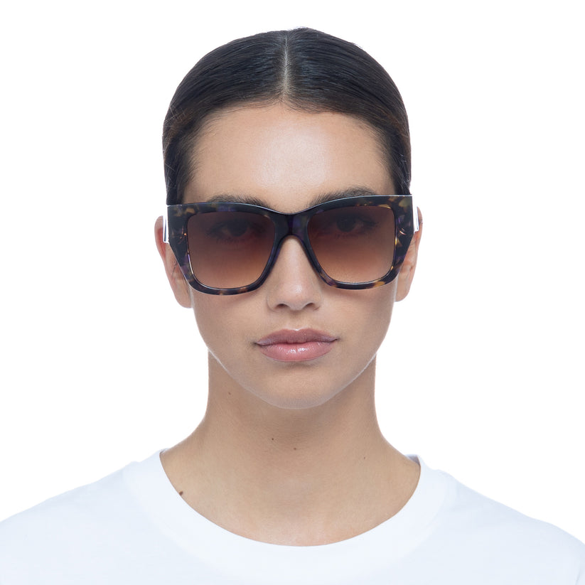 Aire Pallas Polarized Sunglasses for Men & Women - Navy Blue Galaxy Tortoise Frame - UV Protection, Fashion & Outdoor Activities