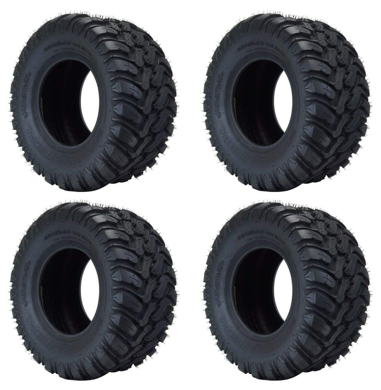 WANDA 22X10.5-10 MUD TERRAIN CRAWLER GOLF CART TIRES - SET OF 4 - All-Terrain Off-Road Tires for Golf Carts, UTVs & ATVs - Perfect for Mud, Sand & Rough Terrain Adventures