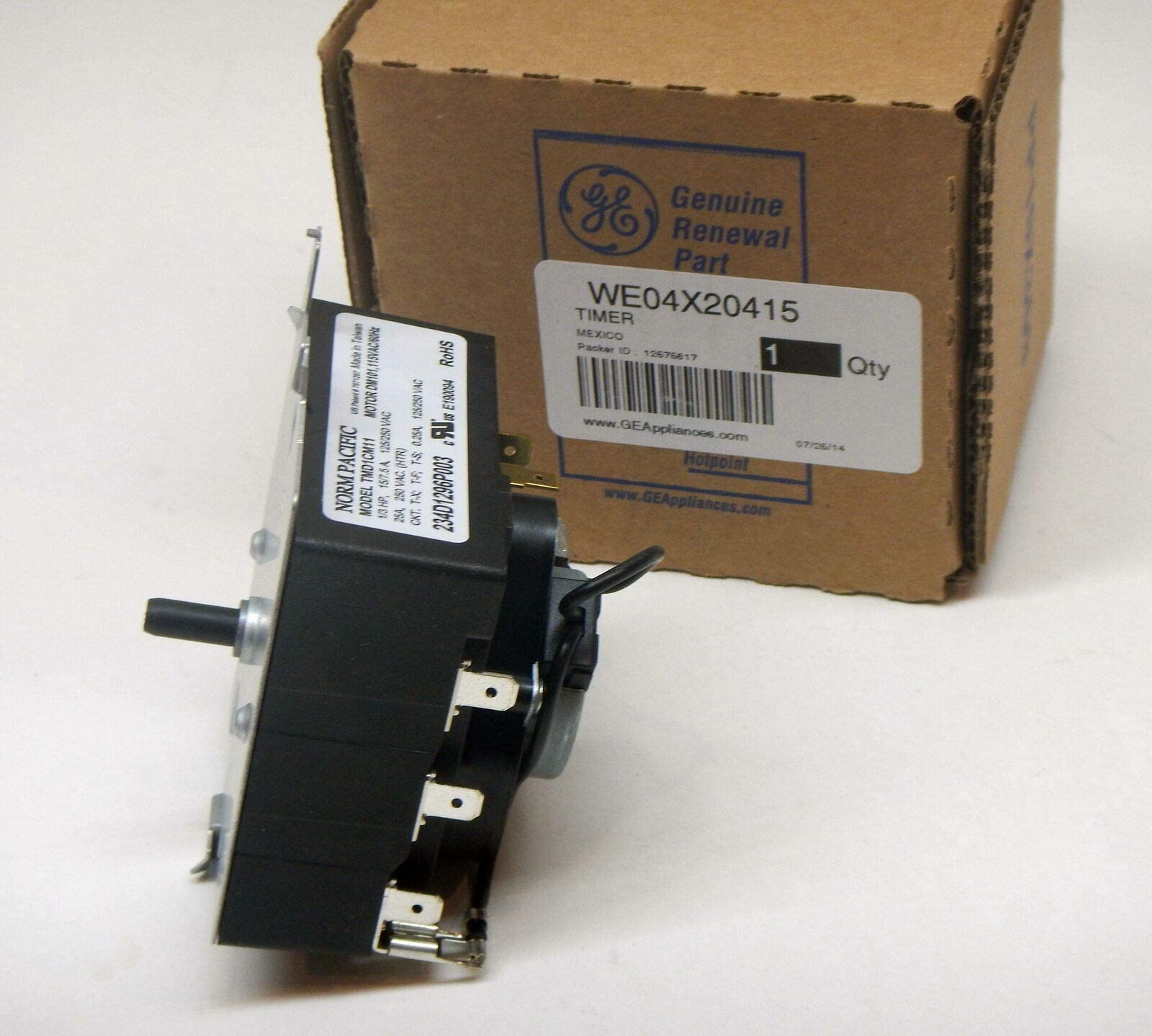 GE General Electric Dryer Control Timer WE04X20415 - Replacement for PS9491767 & AP5805477 - Compatible with GE Dryers for Smooth Laundry Operation