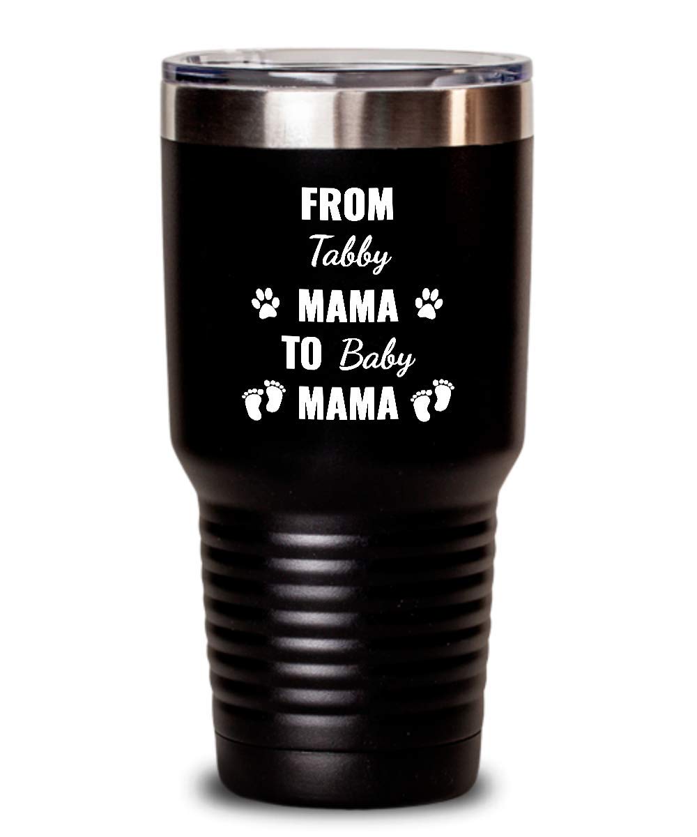 TABBY Insulated Tumbler with Straw - 20oz Leakproof Travel Mug for Hot & Cold Drinks - Perfect Gift for Baby Showers, New Moms & Breastfeeding Mothers - Ideal for Home, Office & On-the-Go Use