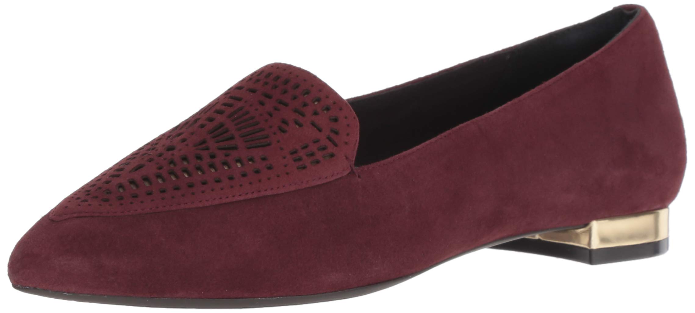 Rockport Women's Total Motion Adelyn Laser Loafer Flat - Comfortable Slip-On Shoes for Work, Travel & Everyday Wear