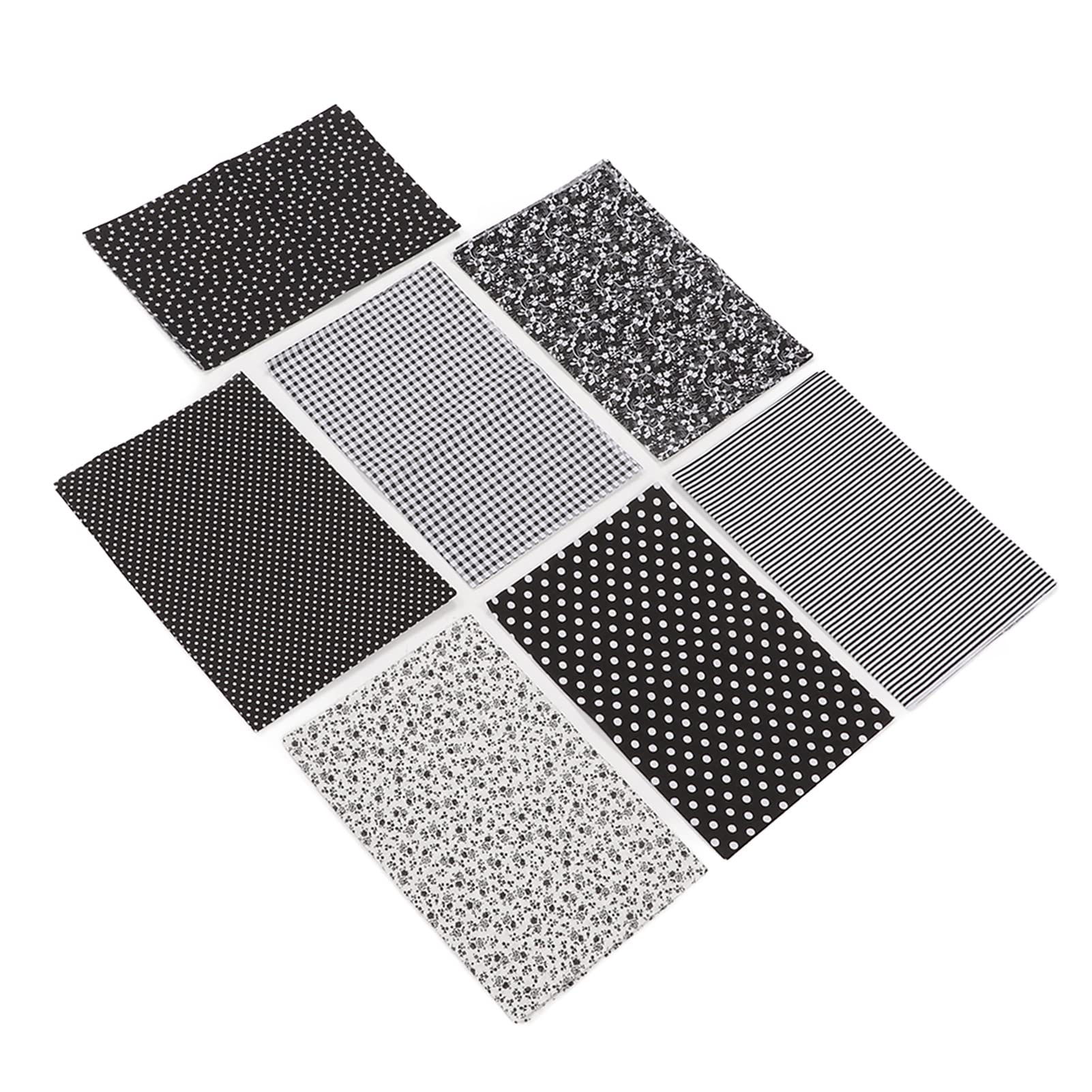Premium Cotton Fabric for Sewing - 50x50cm/19.7x19.7in Soft Lightweight Craft Material - Perfect for DIY Projects, Quilting, Dressmaking & Home Decor