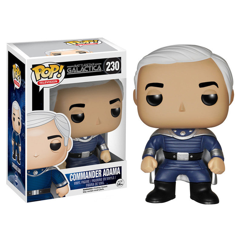 Battlestar Galactica Pop! Vinyl Figure - Commander Adama Collectible [230] | Sci-Fi TV Show Merchandise for Display & Gift Giving