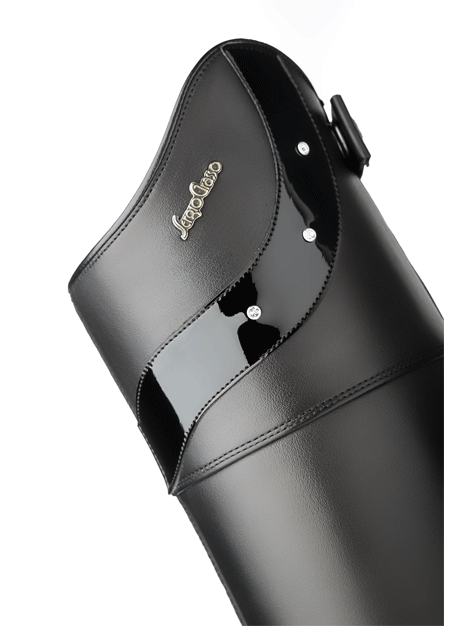 Sergio Grasso Evolution Women's Riding Boots with Crystal Embellishments - Equestrian & Fashion Riding Boots for Horseback Riding & Stylish Outfits