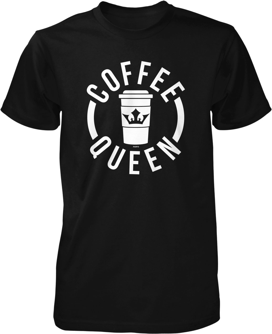 Hoodteez Coffee Queen Men's T-Shirt - Premium Cotton Graphic Tee for Coffee Lovers - Perfect for Casual Wear, Gifts & Coffee Shops