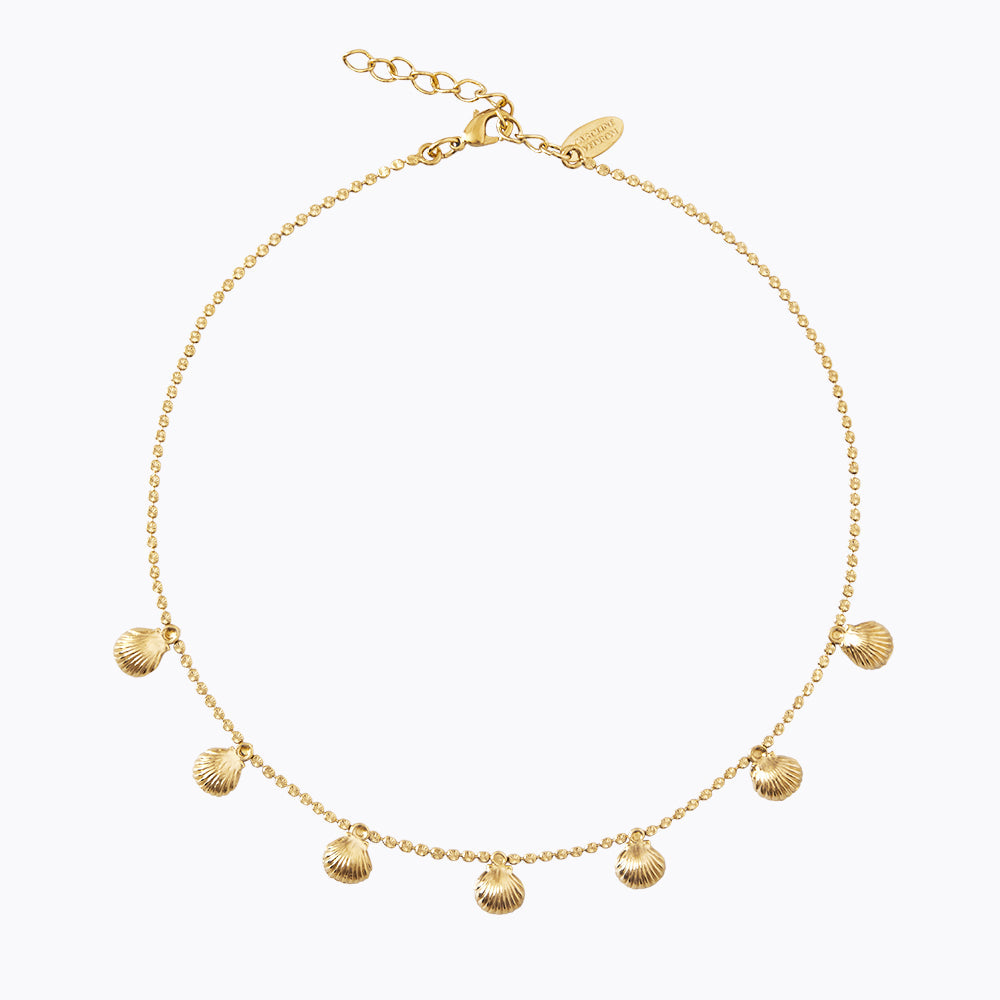 Elegant Petite Shell Choker Necklace - Dainty Beach Jewelry for Women, Boho Chic Accessory | Perfect for Summer Outfits, Weddings & Music Festivals