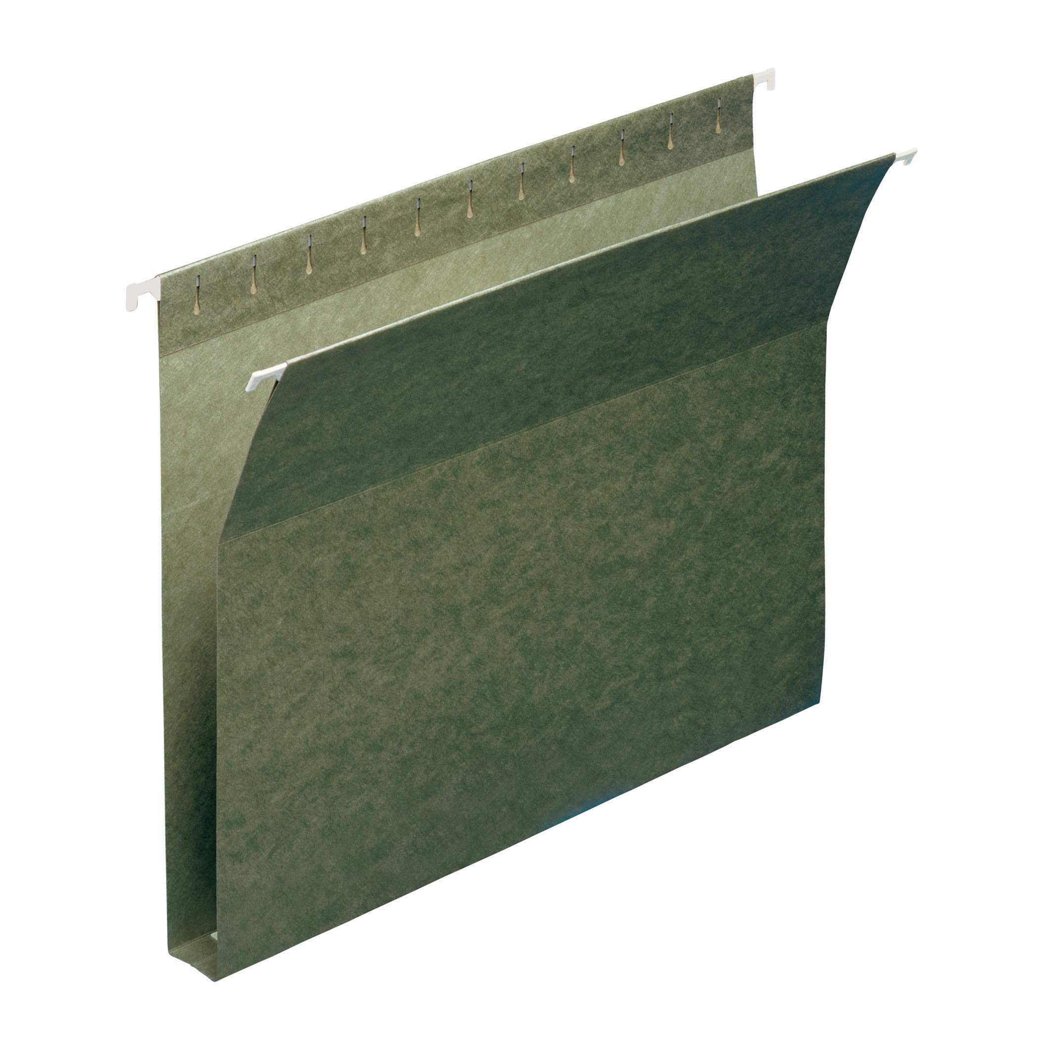 Smead Box Bottom Hanging File Folders - 1 Inch Expansion, Letter Size File Folders (25 per Box) - Perfect for Office Organization, Filing Cabinets, and Document Storage - 64239
