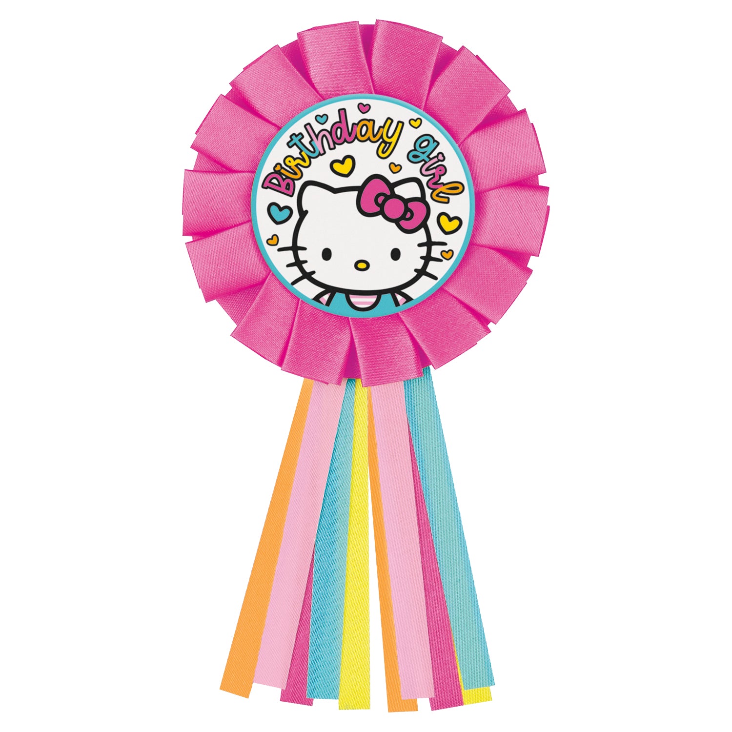 Hello Kitty Birthday Badge 1ct - Cute Collectible Pin for Birthday Parties, Gifts & Celebrations